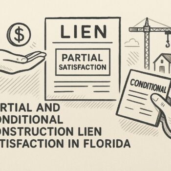 How to Handle Partial and Conditional Satisfaction of Construction Liens in Florida